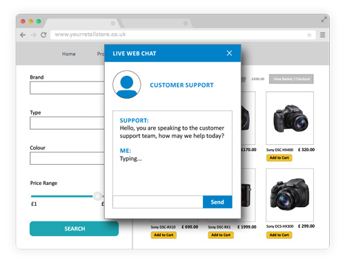Live Chat - Ecommerce