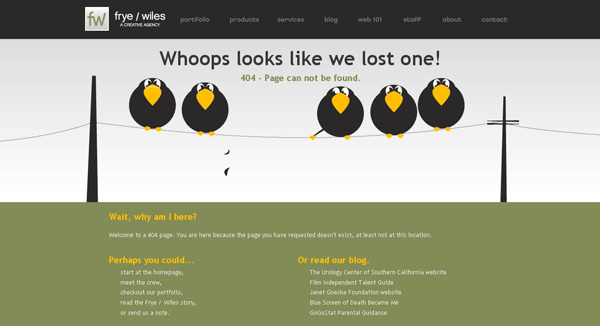 How to create great 404 Error pages