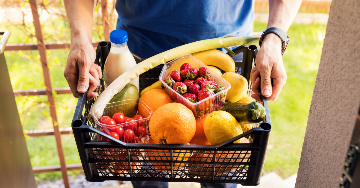 A basket full of fruits