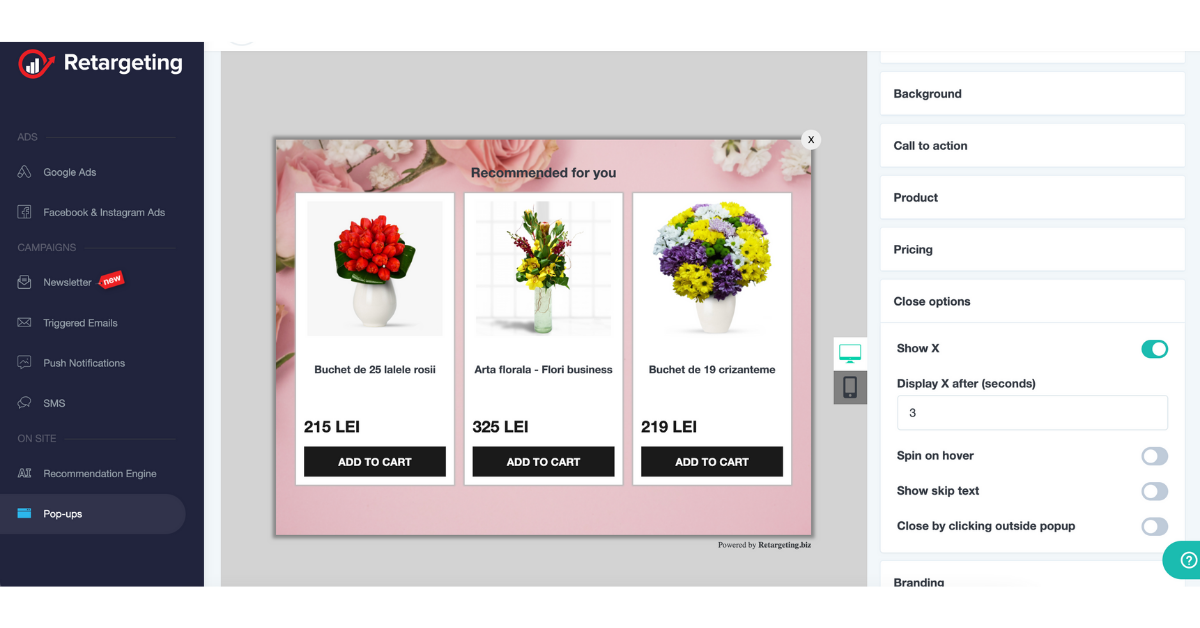 flower and gift e-shops